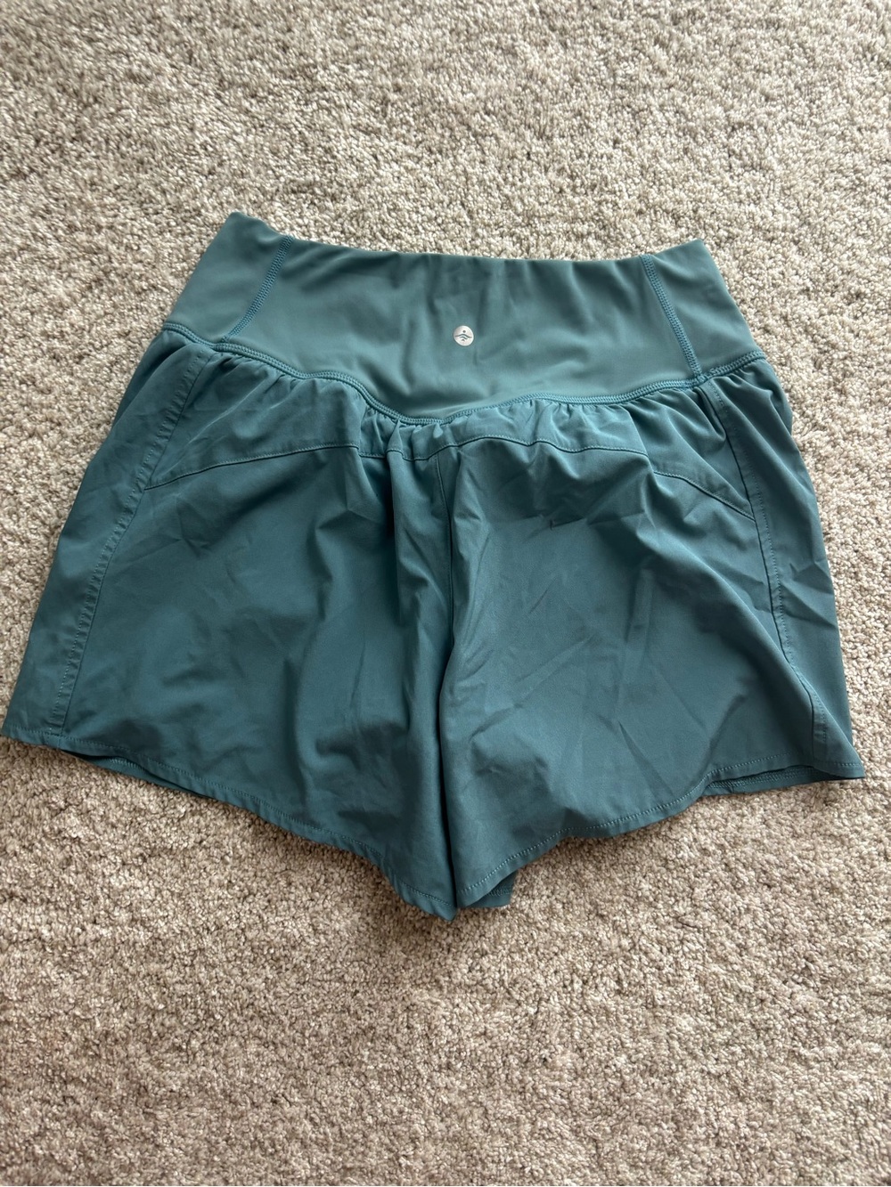 HALARA Athletic Shorts Set in Navy and Teal - Picture 5 of 7